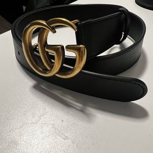 Black Gucci Belt